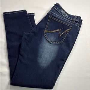 Vanity Blue Skinny Jeans with Stretch and Whiskering